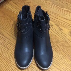 Black Moto Ankle Boots
